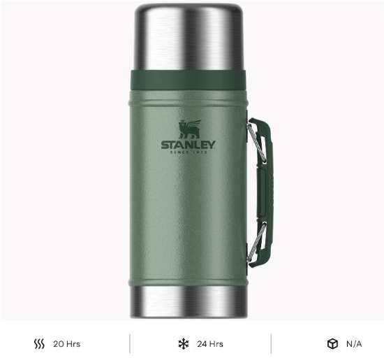 ظرف غذای عایق‌دار ۰.۷ لیتری استنلی Classic Legendary Food Jar  0.94L