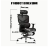 صندلی اداری ارگونومیک Ergonomic Office Chair with Adjustable Height