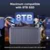 باکس SSD یوگرین مدل UGREEN 40Gbps M.2 NVMe Enclosure with Aluminum Double-Sided Fin Heat