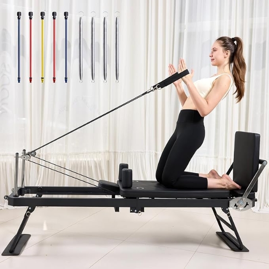 دستگاه پیلاتس و ریفورمر خانگی Reformer Pilates Machine Foldable
